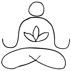 Yoga graphic - be comfortable in your body